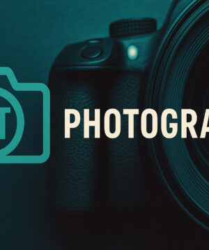 Victor Tellen Photography logo with camera icon – affordable actor headshots Los Angeles.